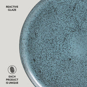 Reactive Glaze Dinner Plate Set
