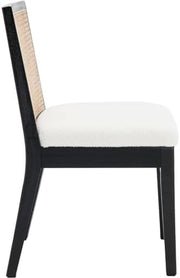 Woven Rattan Sherpa Dining Chairs, Set of Four – dining room set (view 6) | Roost & Roam