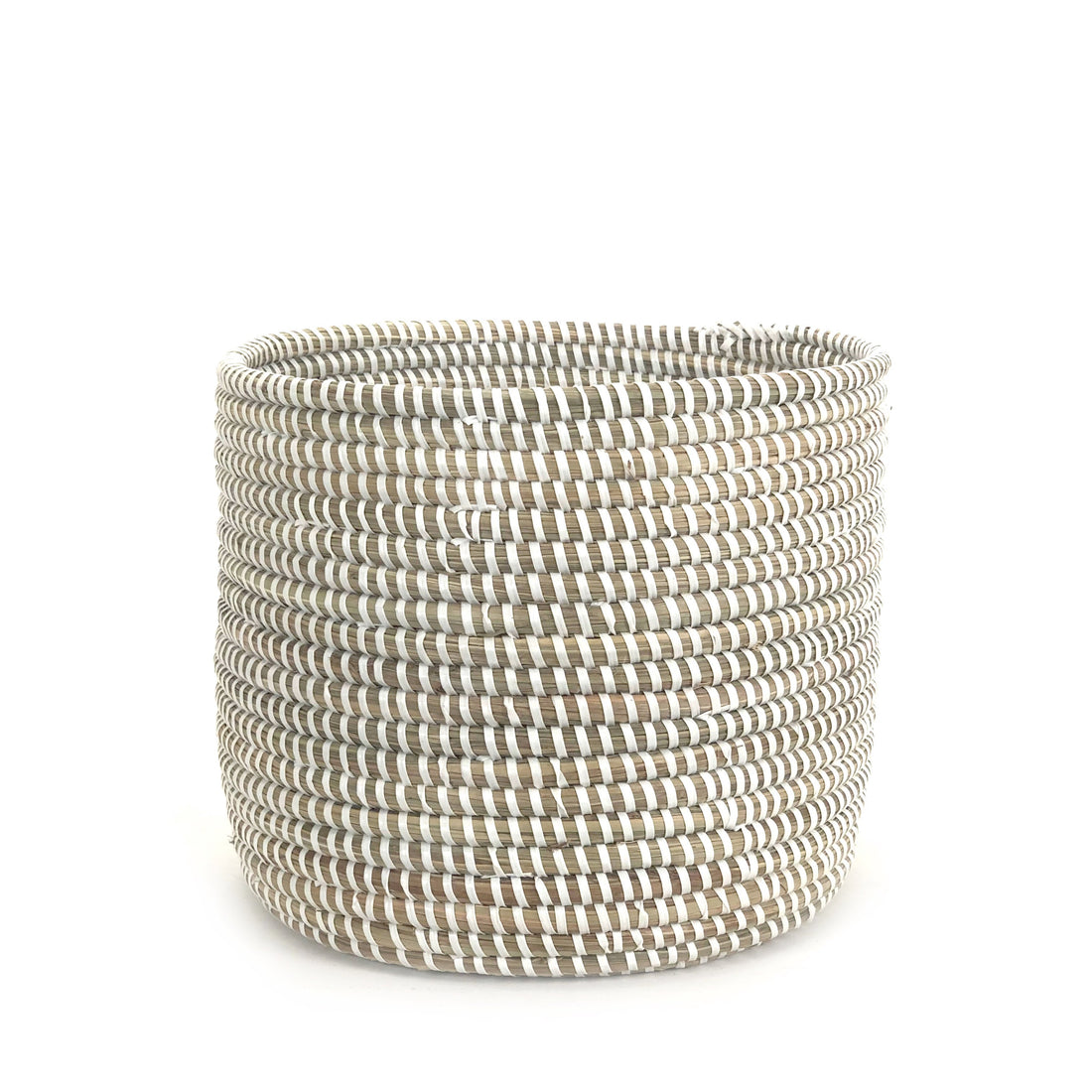 White Millet Grass Catchall & Planter Basket