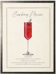 Pewter-Framed Cranberry Mimosa Recipe Print