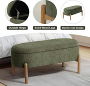 Corduroy Storage Bench Ottoman – ottoman (view 6) | Roost & Roam