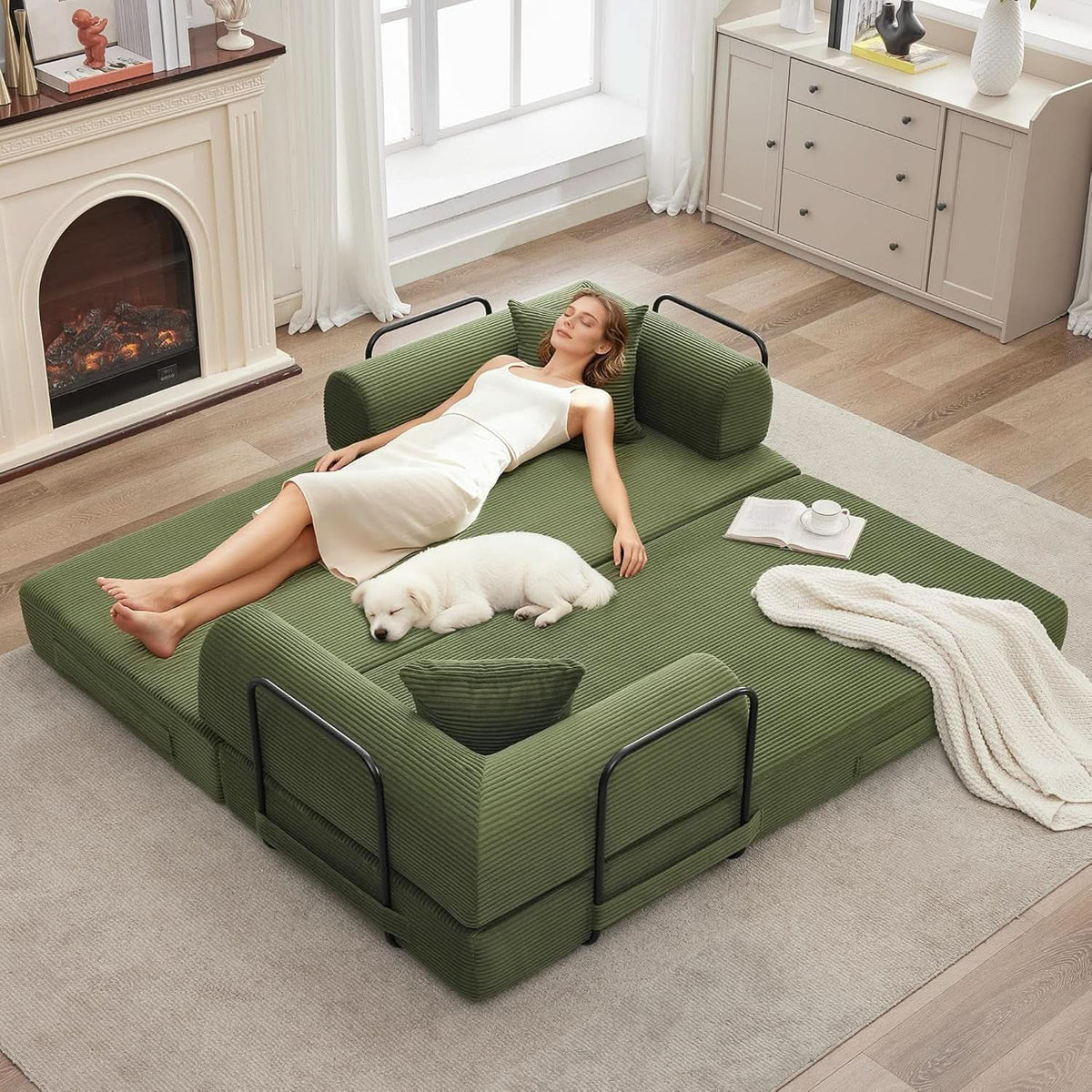 The sofa that quietly handles overnight guests