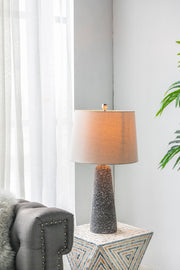 Terrazzo-Look Concrete Table Lamp