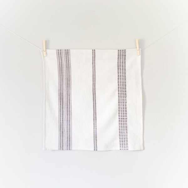 Hand-Spun Striped Cotton Napkin Set