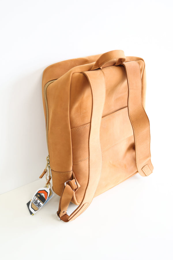 Full-Grain Leather Professional Backpack
