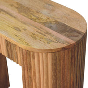 Mango Wood Arch-Leg Console Table