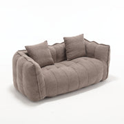 Boucle Channel-Tufted Loveseat Sofa — additional product view 20