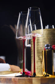 Concave Champagne Glasses