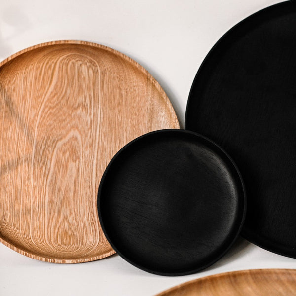 Rosa Morada Round Wood Platter