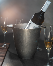 Textured Nickel Wine Chiller