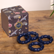 Beaded Terracotta Napkin Ring Set