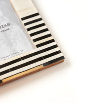 Striped Bone Inlay Picture Frame