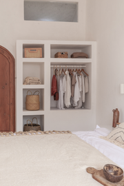 Chevron Seagrass Storage Basket