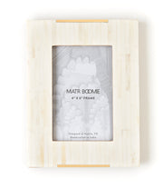 Inlaid Bone Tile Picture Frame