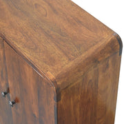 Chestnut Mango Wood Mini Cabinet