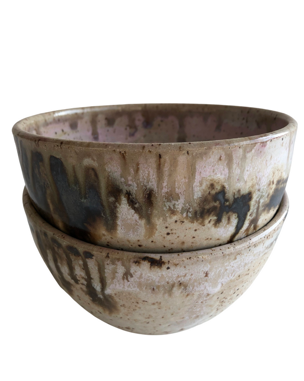 Reactive Glaze Stoneware Bowl
