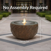 Polystone Outdoor Bubble Fountain