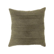 Pintuck Linen-Blend Pillow Cover