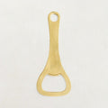 Brushed Brass-Tone Metal Bottle Opener