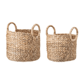 Woven Seagrass Storage Basket Set