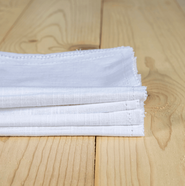 Hemstitch Cotton Cloth Napkin Set