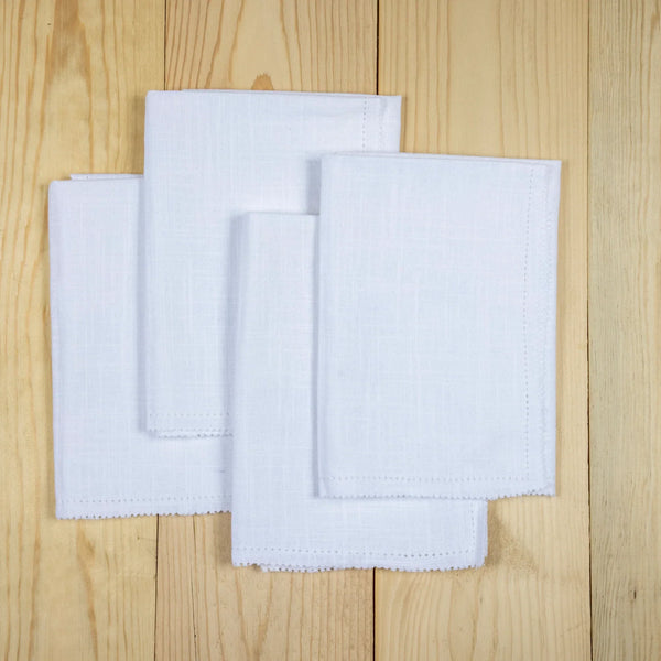 Hemstitch Cotton Cloth Napkin Set