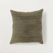 Pintuck Linen-Blend Pillow Cover