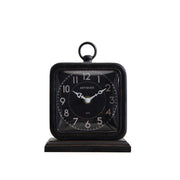 Distressed Metal Mantel Clock