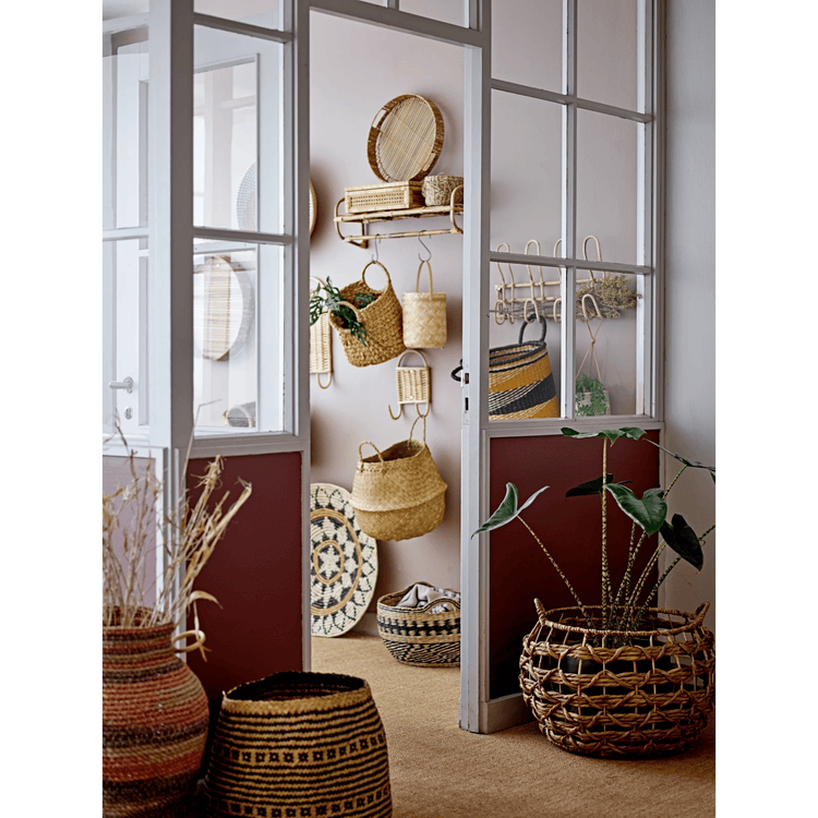 Woven Seagrass Storage Basket Set