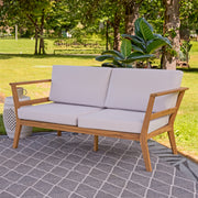 Acacia Wood Outdoor Conversation Set