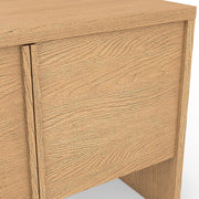 Oak Veneer Three-Door Sideboard
