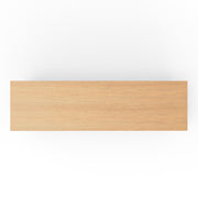 Oak Veneer Three-Door Sideboard