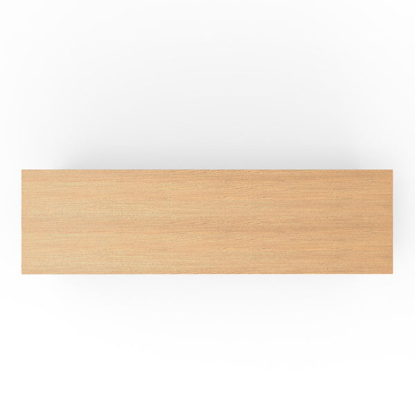 Oak Veneer Three-Door Sideboard