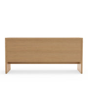 Oak Veneer Three-Door Sideboard