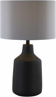 Matte Concrete Base Table Lamp