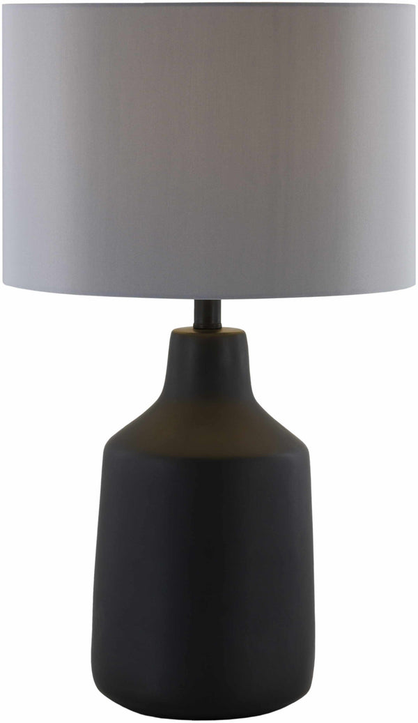 Matte Concrete Base Table Lamp