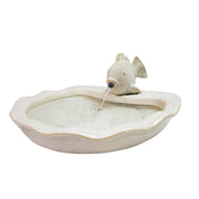 Glazed Ceramic Fish Garden Fountain