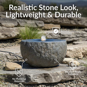 Polystone Outdoor Bubble Fountain