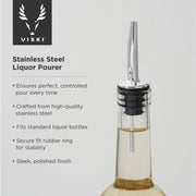 Polished Stainless Steel Bottle Pourer