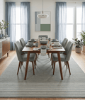 Hand-Tufted Wool Stripe Area Rug