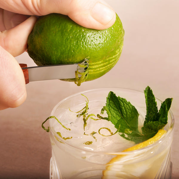 Acacia Handle Stainless Steel Citrus Zester