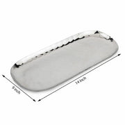 Hammered Stainless Steel Condiment Set, 7-Piece