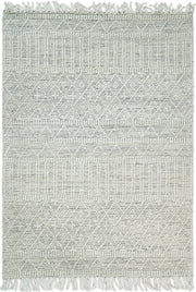 Geometric Wool Dhurrie Area Rug