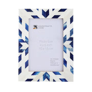 Chevron Bone Inlay Picture Frame