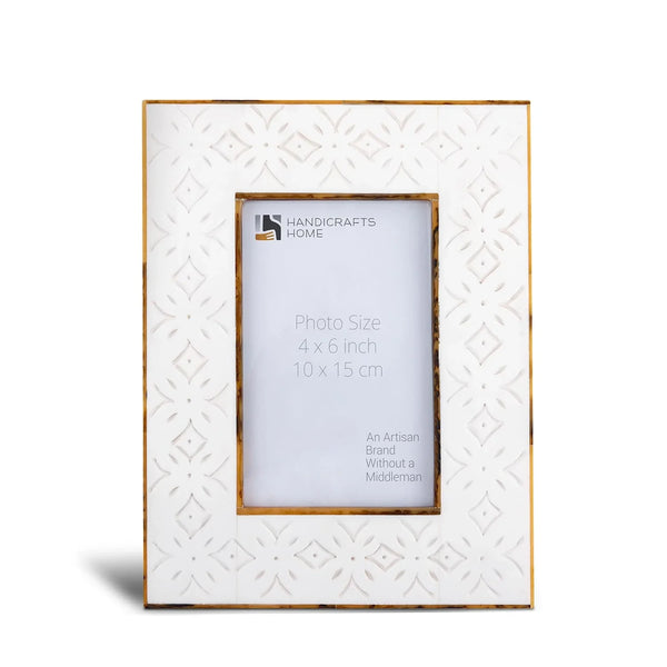 Carved Resin Inlay Picture Frame