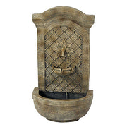 Rosette Leaf Outdoor Wall Fountain