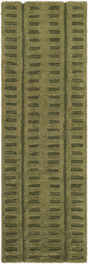 Hand-Tufted Wool Dash-Stripe Area Rug