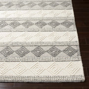 Diamond Trellis High-Low Area Rug