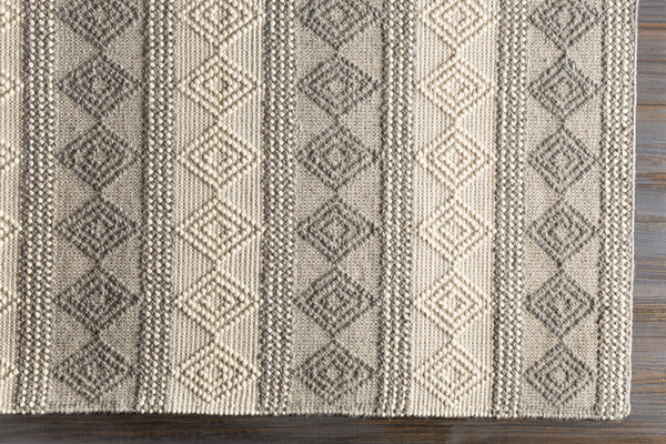 Diamond Trellis High-Low Area Rug