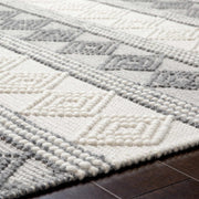 Diamond Trellis High-Low Area Rug